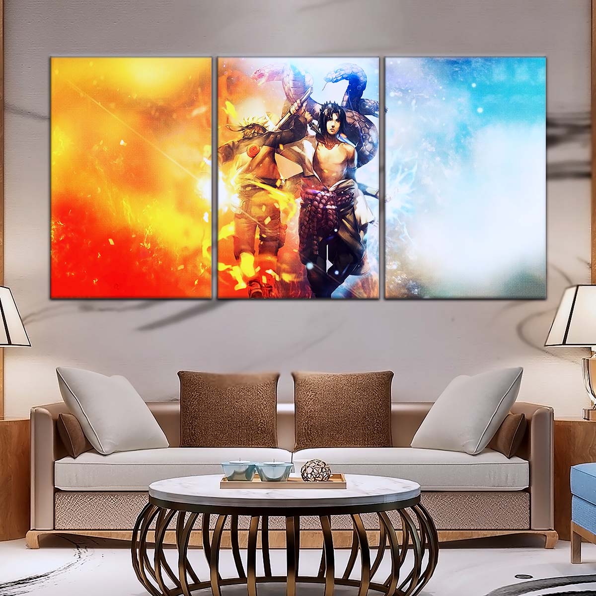 Naruto Wall Art - OP5008 - Naruto Uzumaki - Sasuke Uchiha - Naruto Poster - Naruto Canvas