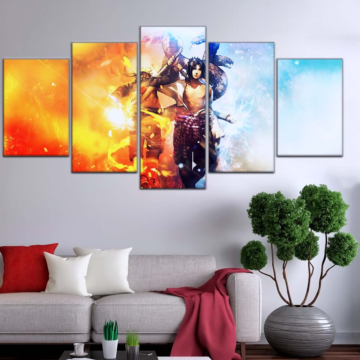 Naruto Wall Art - OP5008 - Naruto Uzumaki - Sasuke Uchiha - Naruto Poster - Naruto Canvas