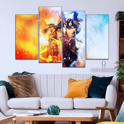 Naruto Wall Art - OP5008 - Naruto Uzumaki - Sasuke Uchiha - Naruto Poster - Naruto Canvas