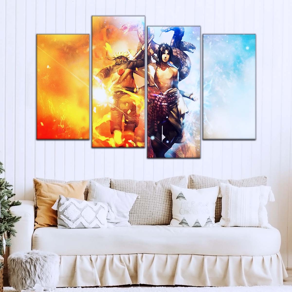 Naruto Wall Art - OP5008 - Naruto Uzumaki - Sasuke Uchiha - Naruto Poster - Naruto Canvas