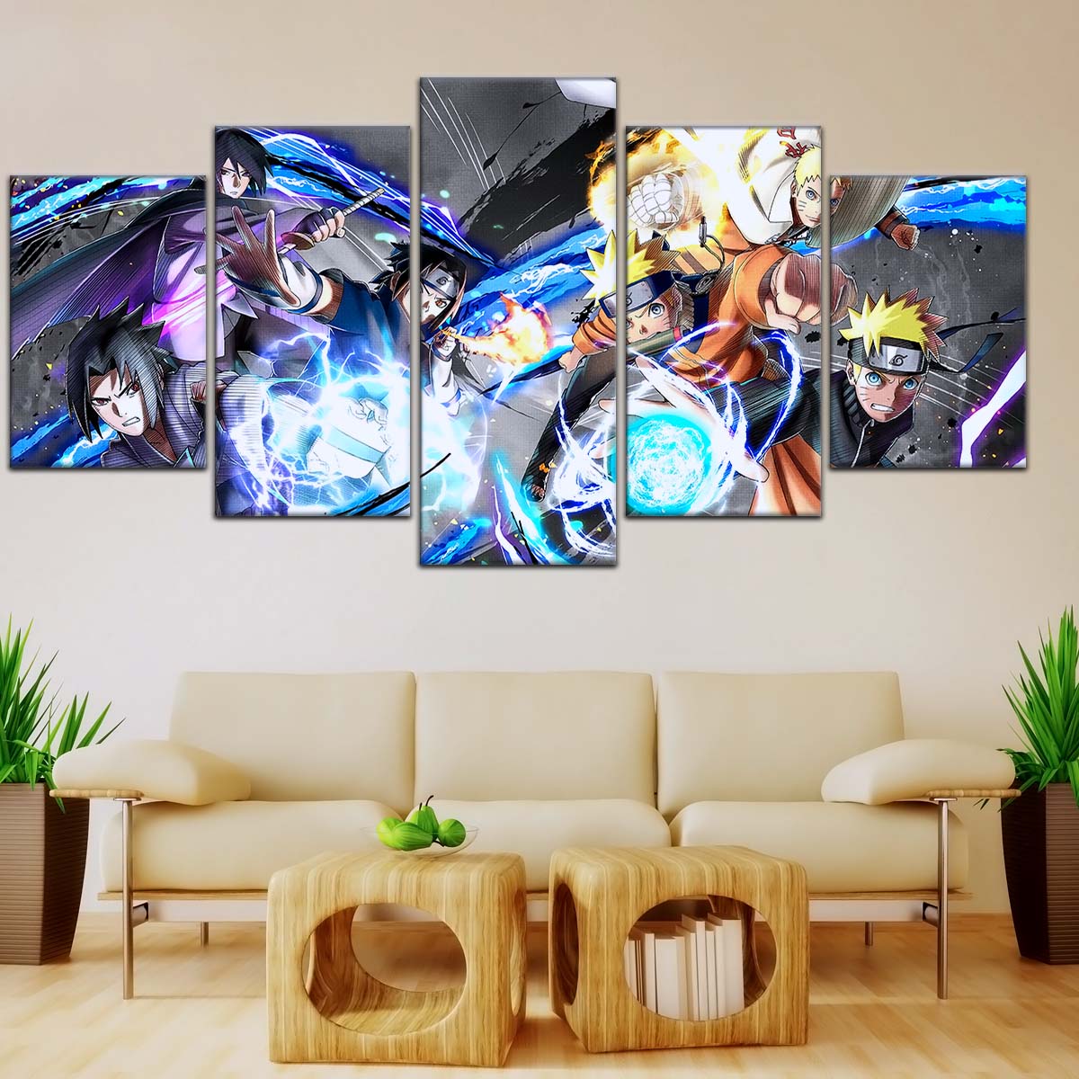 Naruto Wall Art - OP5009 - Naruto Uzumaki - Sasuke Uchiha - Naruto Poster - Naruto Canvas