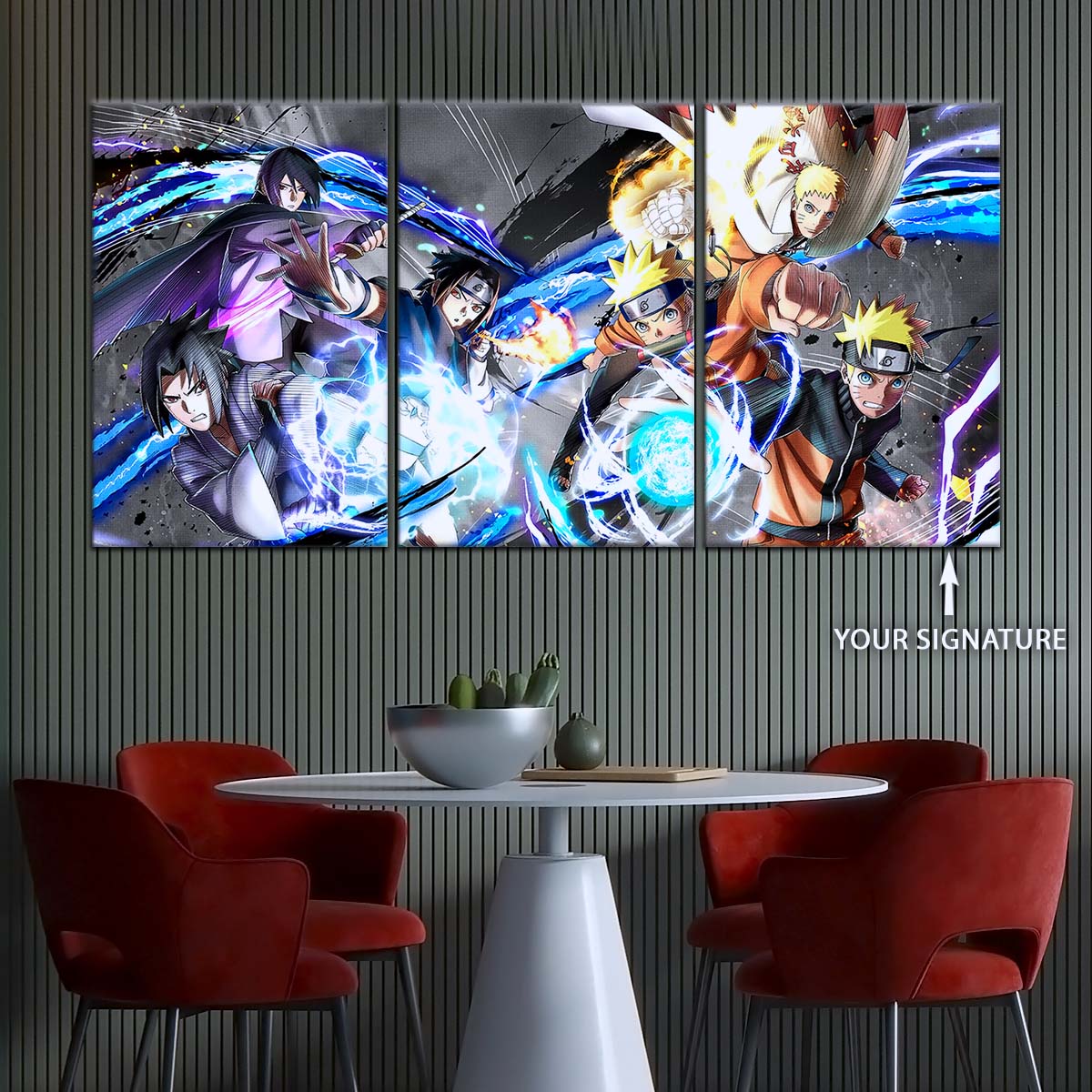 Naruto Wall Art - OP5009 - Naruto Uzumaki - Sasuke Uchiha - Naruto Poster - Naruto Canvas