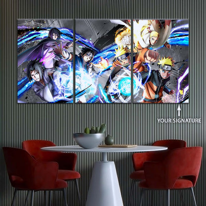 Naruto Wall Art - OP5009 - Naruto Uzumaki - Sasuke Uchiha - Naruto Poster - Naruto Canvas