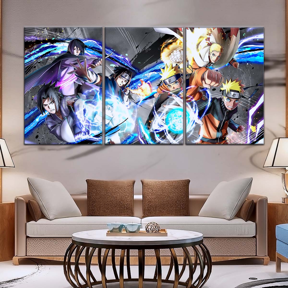 Naruto Wall Art - OP5009 - Naruto Uzumaki - Sasuke Uchiha - Naruto Poster - Naruto Canvas