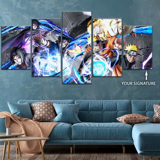 Naruto Wall Art - OP5009 - Naruto Uzumaki - Sasuke Uchiha - Naruto Poster - Naruto Canvas