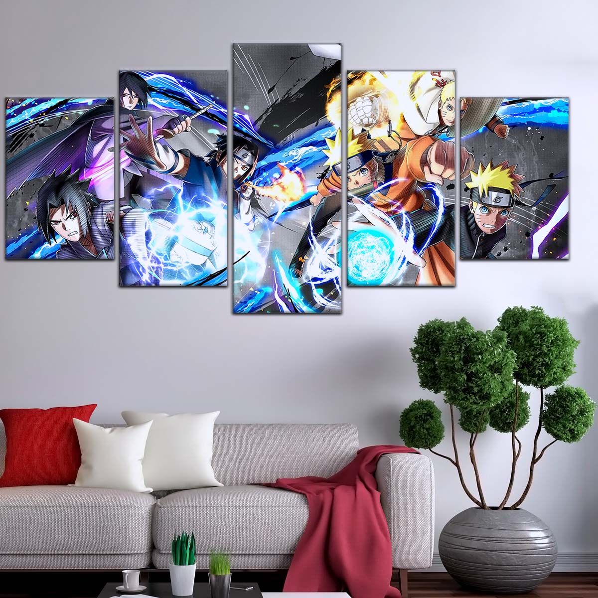 Naruto Wall Art - OP5009 - Naruto Uzumaki - Sasuke Uchiha - Naruto Poster - Naruto Canvas