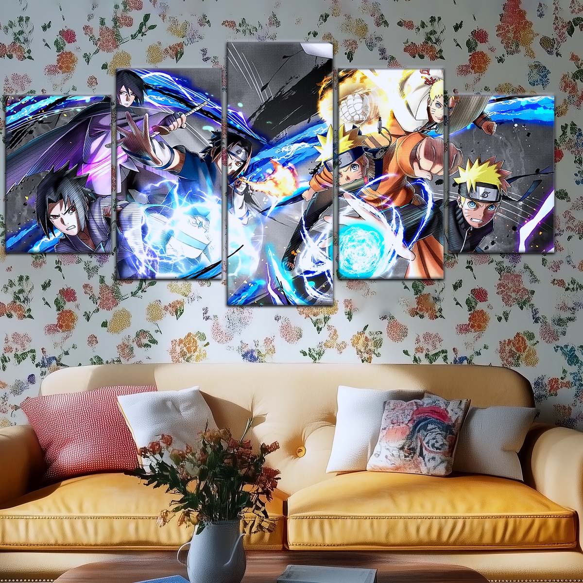 Naruto Wall Art - OP5009 - Naruto Uzumaki - Sasuke Uchiha - Naruto Poster - Naruto Canvas