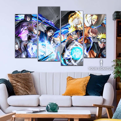 Naruto Wall Art - OP5009 - Naruto Uzumaki - Sasuke Uchiha - Naruto Poster - Naruto Canvas