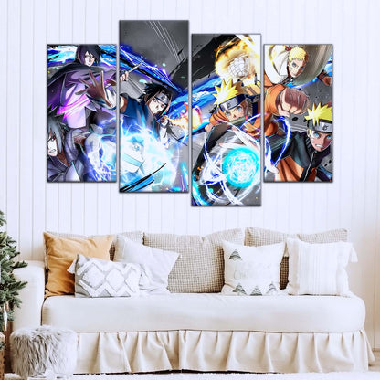 Naruto Wall Art - OP5009 - Naruto Uzumaki - Sasuke Uchiha - Naruto Poster - Naruto Canvas