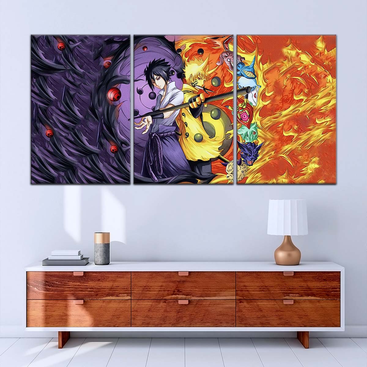 Naruto Wall Art - OP5010 - Naruto Uzumaki - Sasuke Uchiha - Naruto Poster - Naruto Canvas