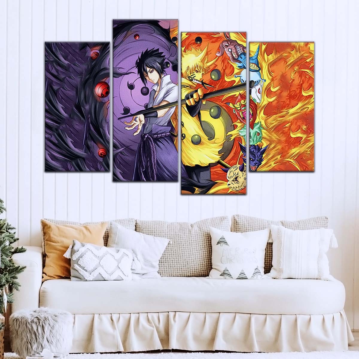 Naruto Wall Art - OP5010 - Naruto Uzumaki - Sasuke Uchiha - Naruto Poster - Naruto Canvas