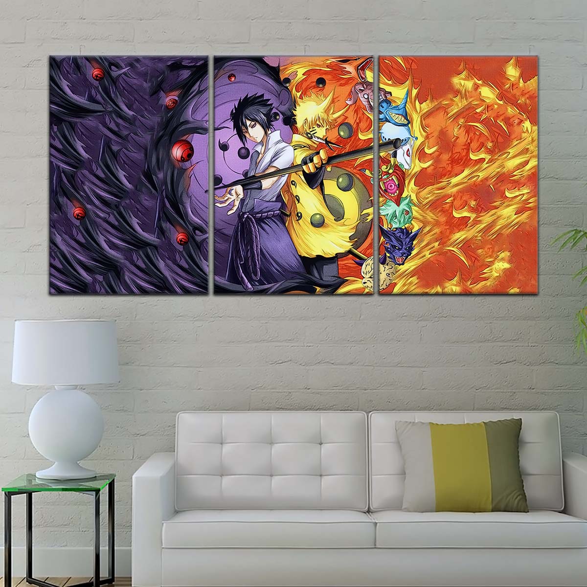 Naruto Wall Art - OP5010 - Naruto Uzumaki - Sasuke Uchiha - Naruto Poster - Naruto Canvas