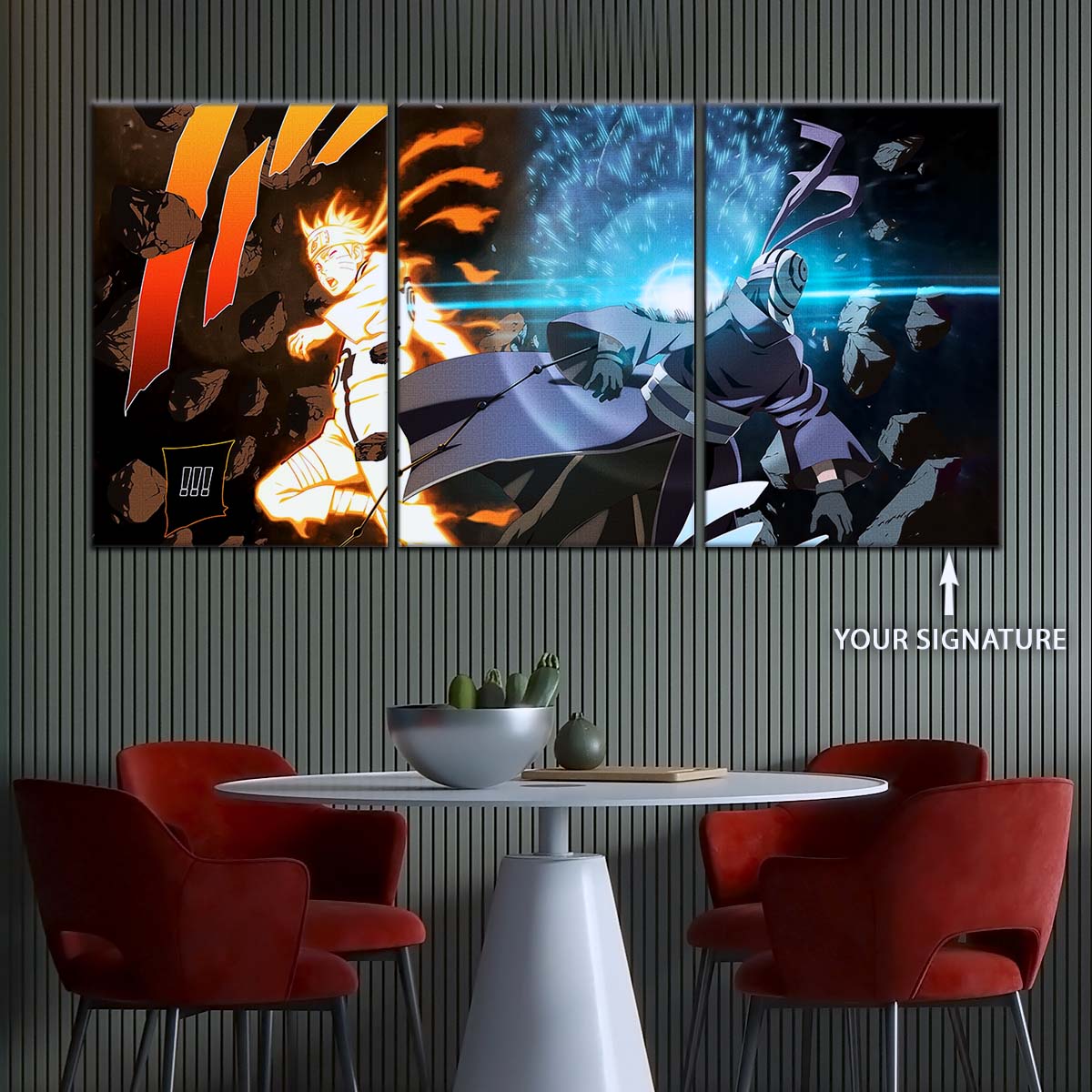 Naruto Wall Art - OP5011 - Sage of Six Paths - Naruto Uzumaki - Obito Uchiha - Naruto Poster - Naruto Canvas