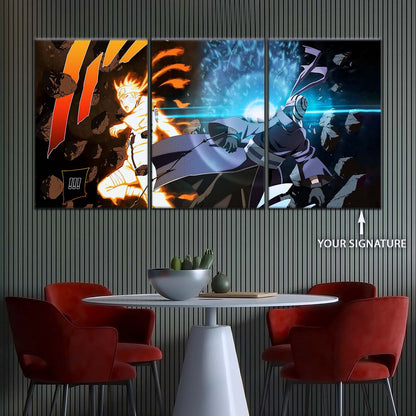 Naruto Wall Art - OP5011 - Sage of Six Paths - Naruto Uzumaki - Obito Uchiha - Naruto Poster - Naruto Canvas