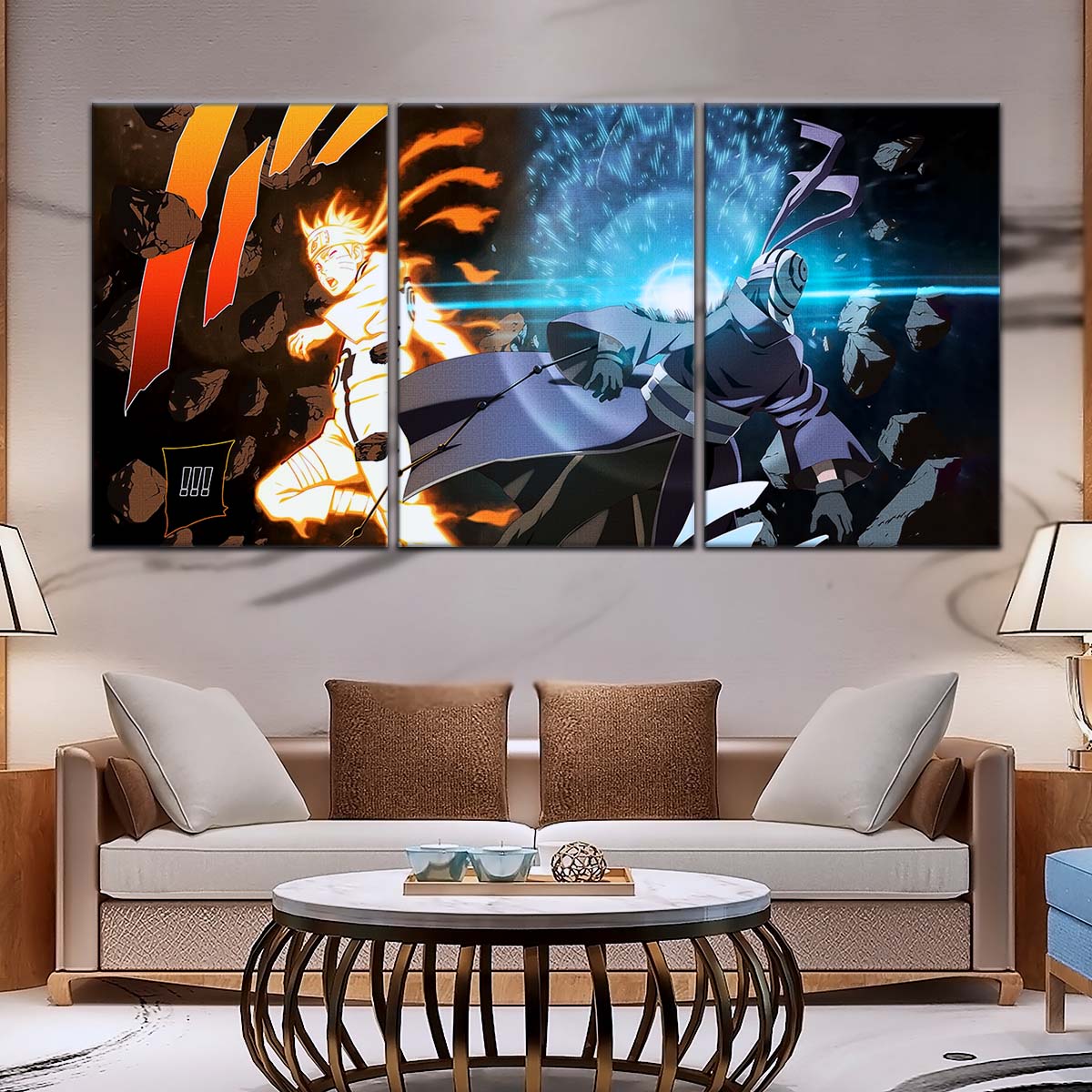 Naruto Wall Art - OP5011 - Sage of Six Paths - Naruto Uzumaki - Obito Uchiha - Naruto Poster - Naruto Canvas