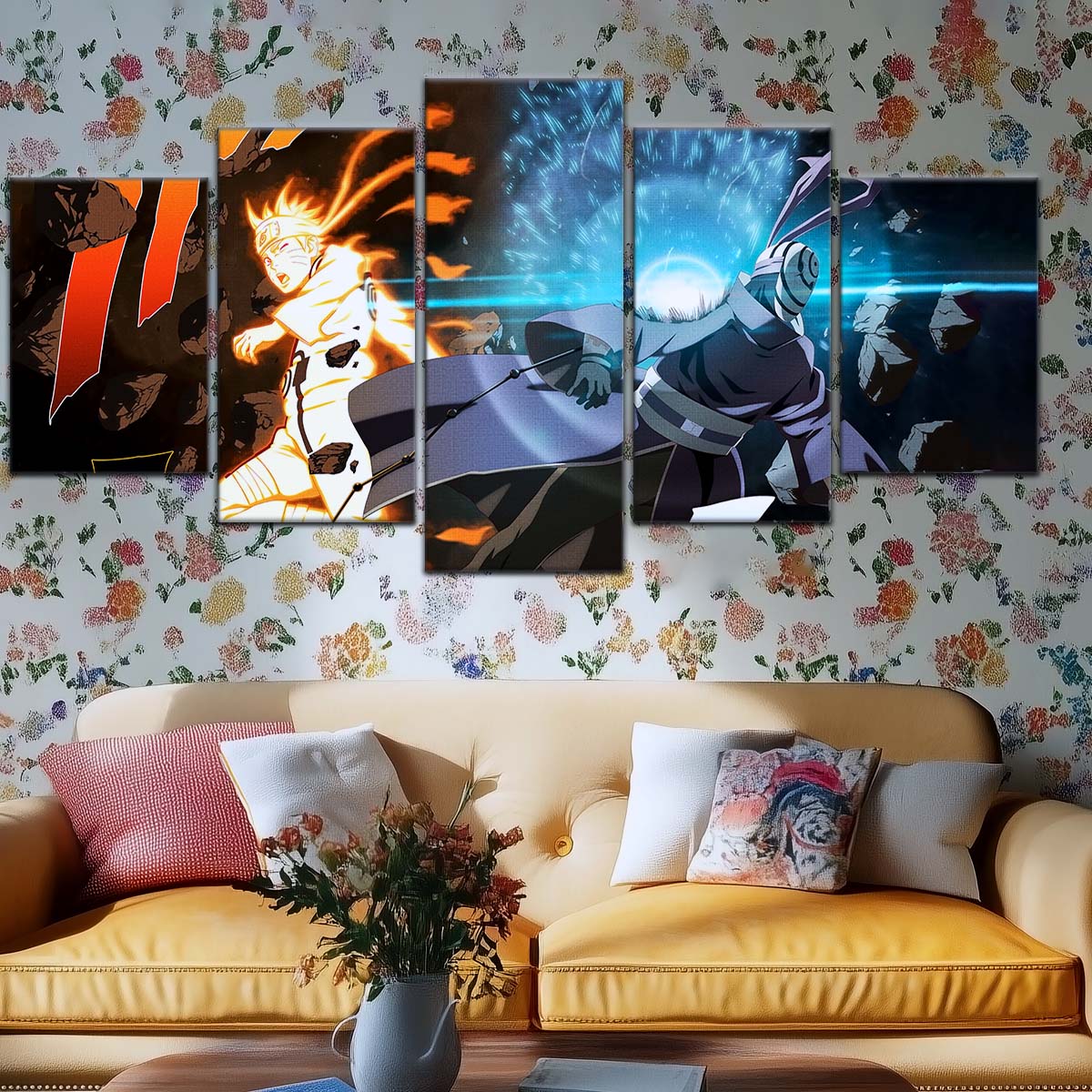 Naruto Wall Art - OP5011 - Sage of Six Paths - Naruto Uzumaki - Obito Uchiha - Naruto Poster - Naruto Canvas