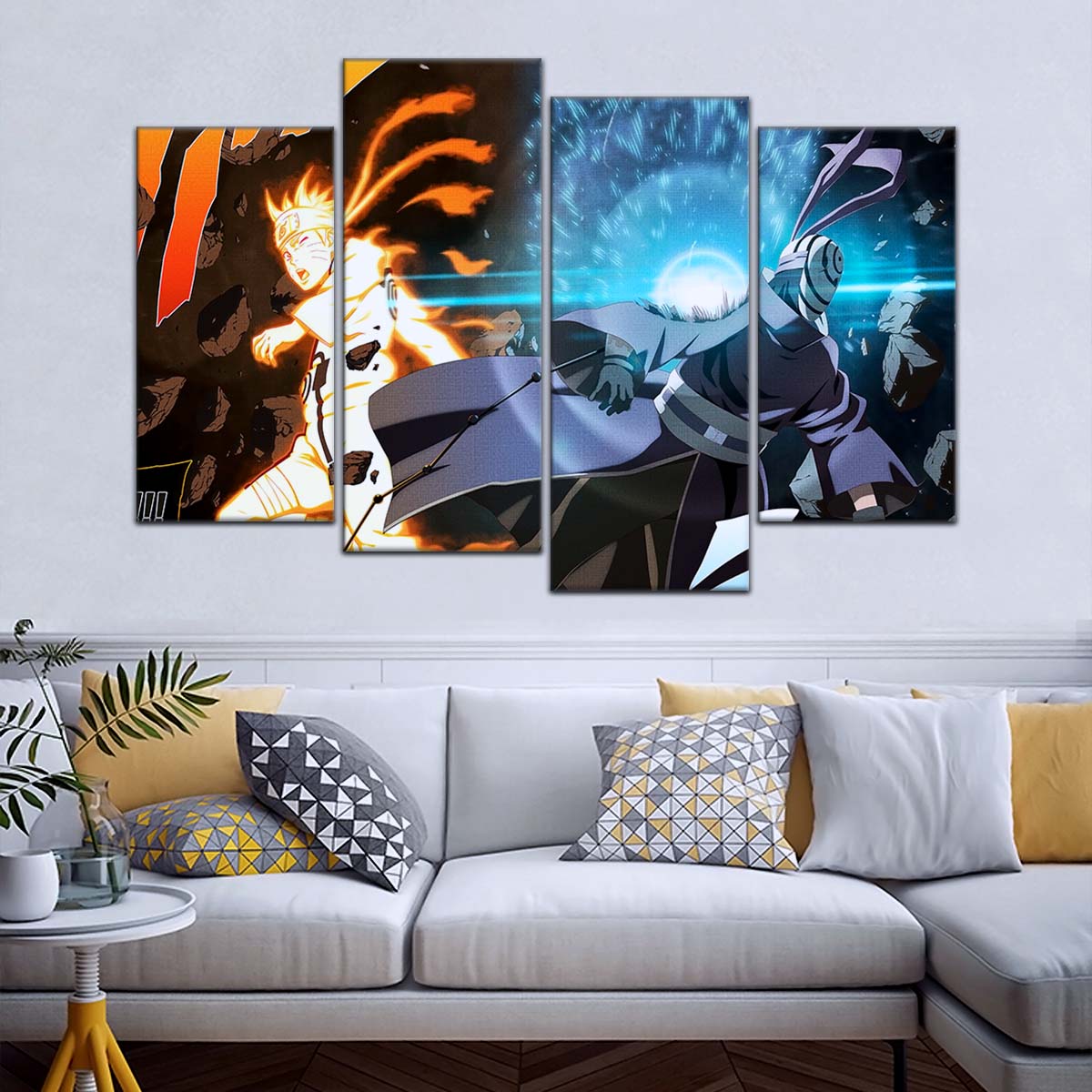 Naruto Wall Art - OP5011 - Sage of Six Paths - Naruto Uzumaki - Obito Uchiha - Naruto Poster - Naruto Canvas