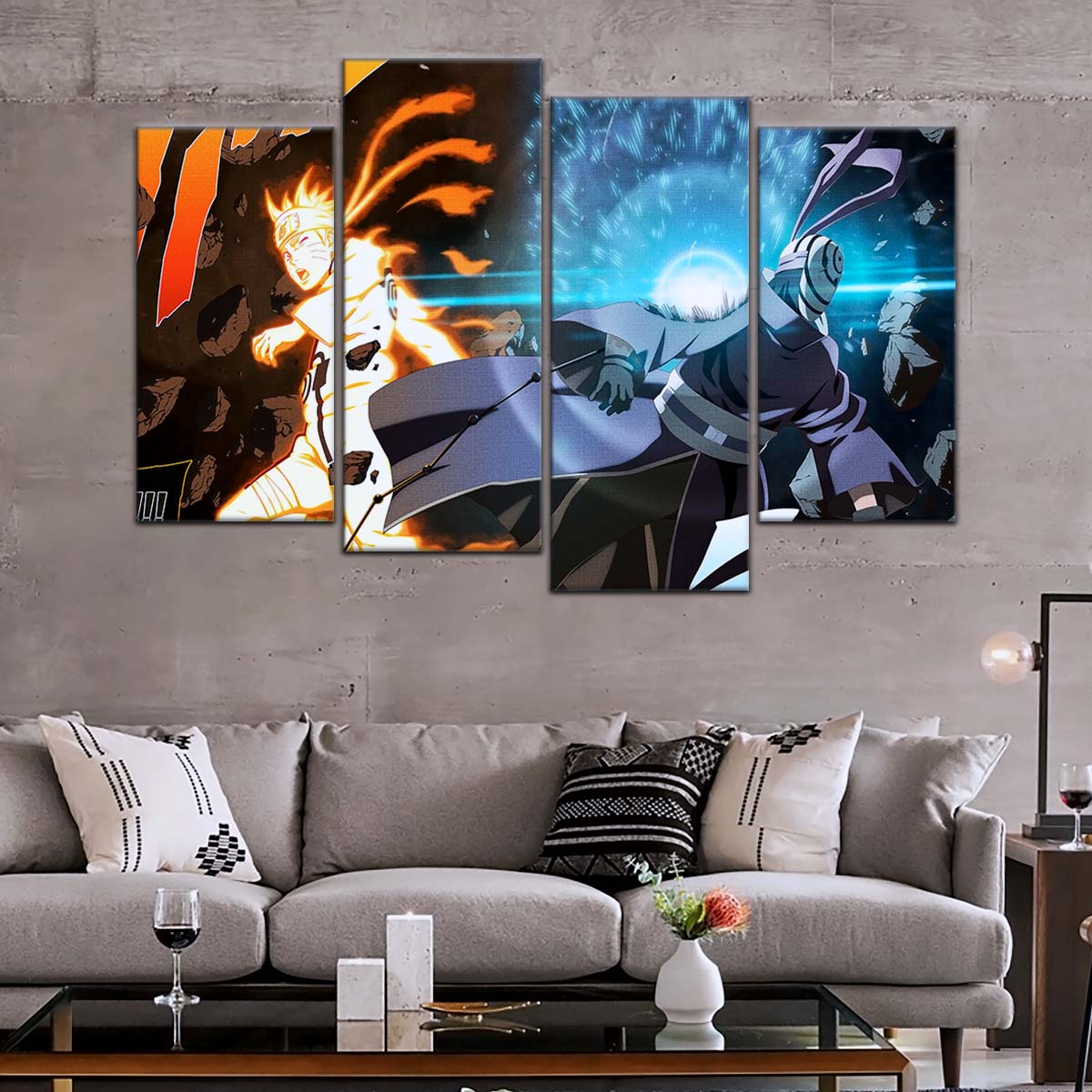 Naruto Wall Art - OP5011 - Sage of Six Paths - Naruto Uzumaki - Obito Uchiha - Naruto Poster - Naruto Canvas
