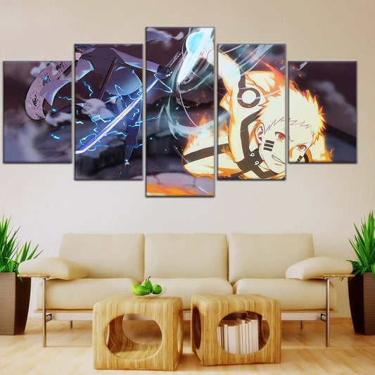 Naruto Wall Art - OP5012 - Naruto Uzumaki - Sasuke Uchiha - Naruto Poster - Naruto Canvas