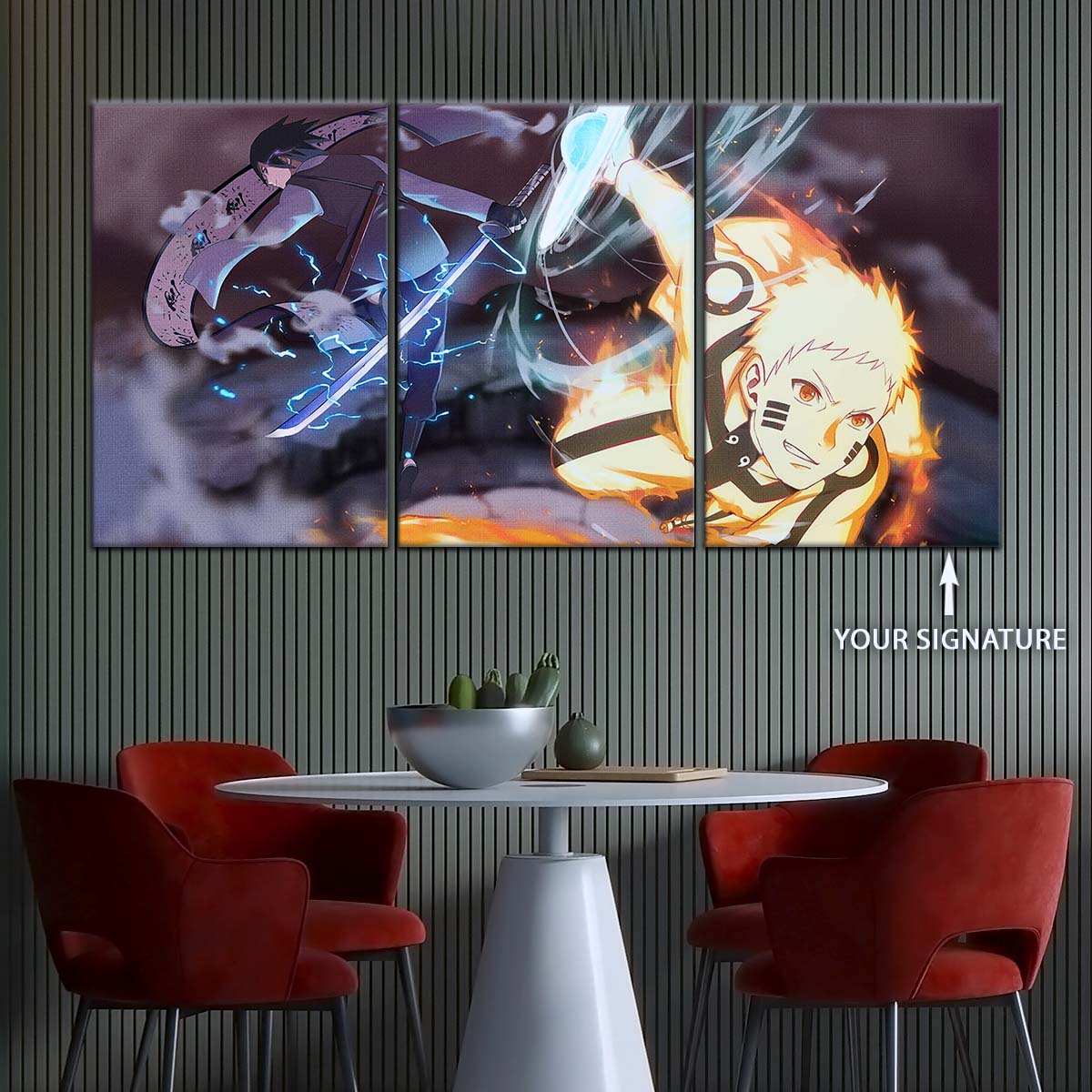 Naruto Wall Art - OP5012 - Naruto Uzumaki - Sasuke Uchiha - Naruto Poster - Naruto Canvas