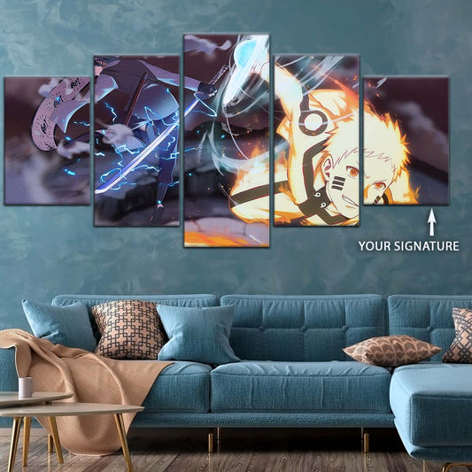 Naruto Wall Art - OP5012 - Naruto Uzumaki - Sasuke Uchiha - Naruto Poster - Naruto Canvas