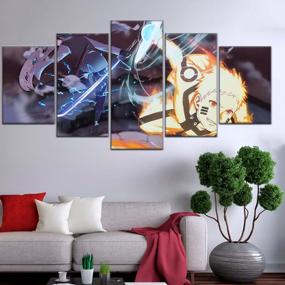 Naruto Wall Art - OP5012 - Naruto Uzumaki - Sasuke Uchiha - Naruto Poster - Naruto Canvas