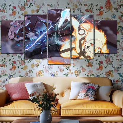 Naruto Wall Art - OP5012 - Naruto Uzumaki - Sasuke Uchiha - Naruto Poster - Naruto Canvas