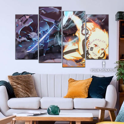 Naruto Wall Art - OP5012 - Naruto Uzumaki - Sasuke Uchiha - Naruto Poster - Naruto Canvas