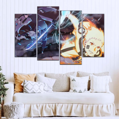 Naruto Wall Art - OP5012 - Naruto Uzumaki - Sasuke Uchiha - Naruto Poster - Naruto Canvas