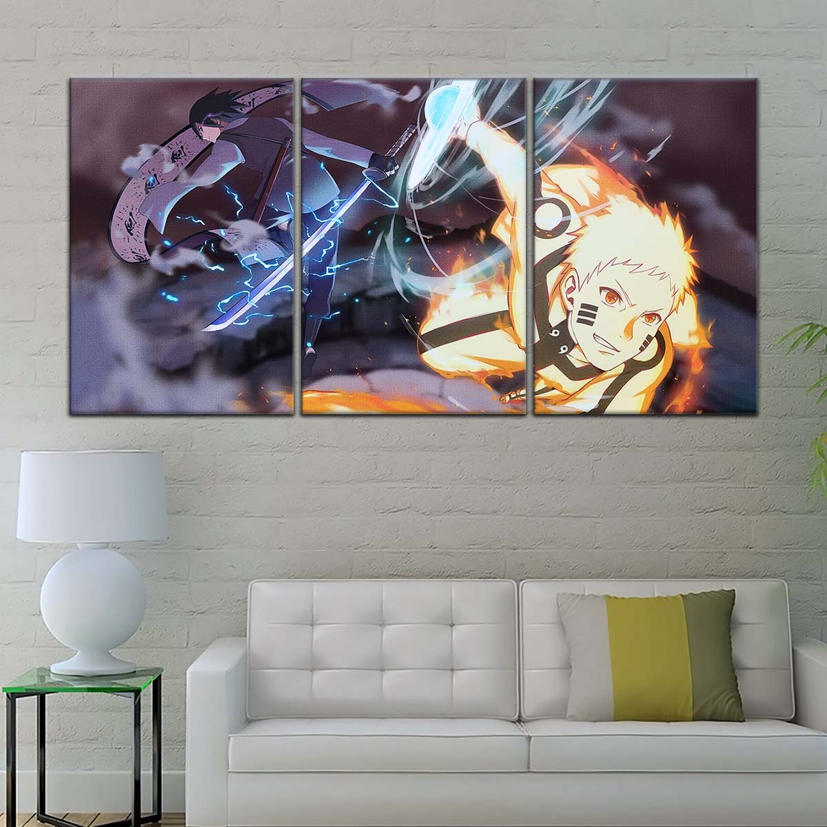 Naruto Wall Art - OP5012 - Naruto Uzumaki - Sasuke Uchiha - Naruto Poster - Naruto Canvas