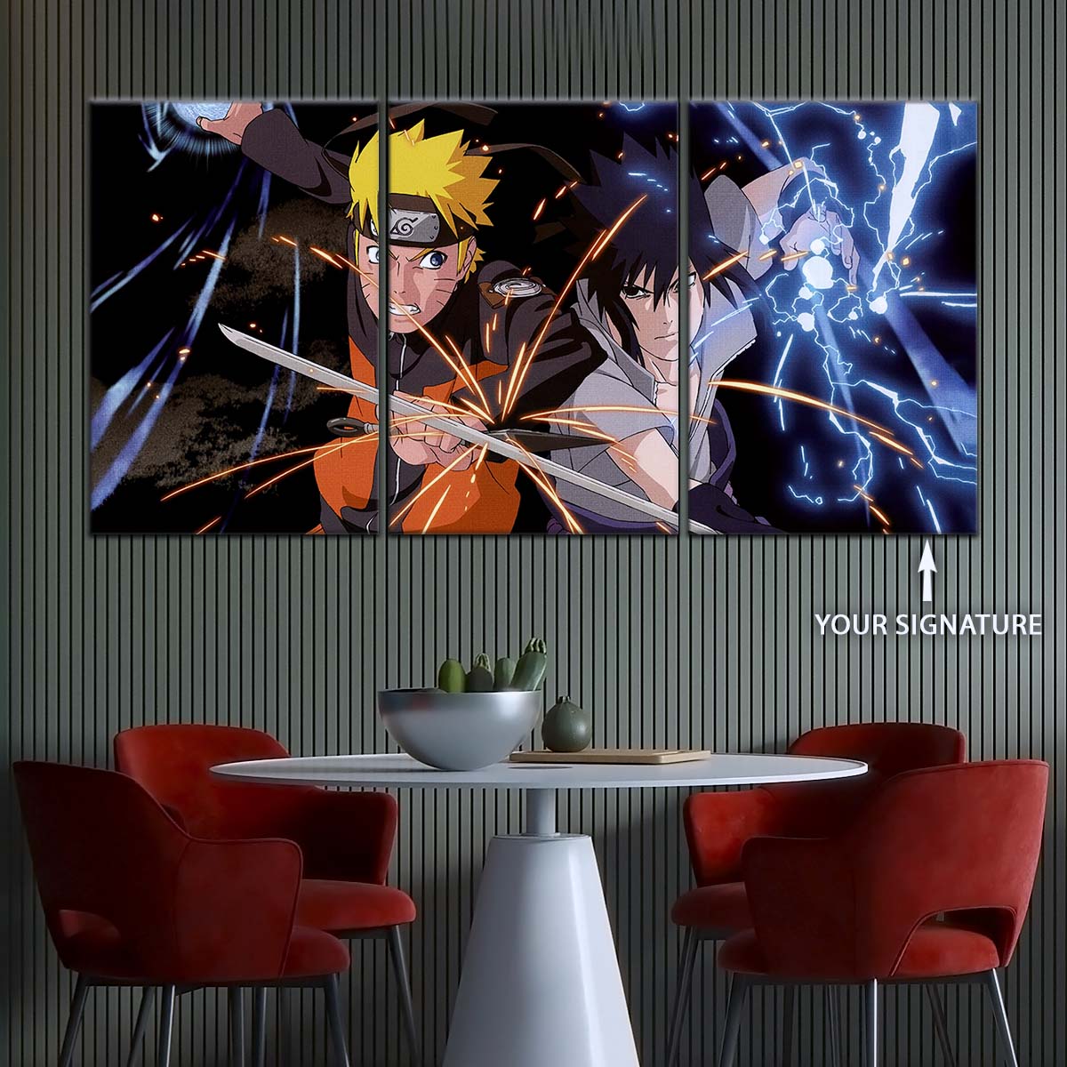 Naruto Wall Art - OP5013 - Naruto Uzumaki - Sasuke Uchiha - Naruto Poster - Naruto Canvas