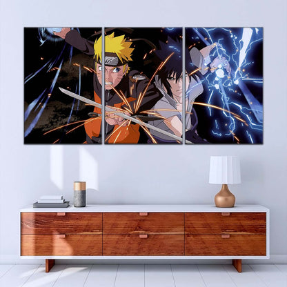 Naruto Wall Art - OP5013 - Naruto Uzumaki - Sasuke Uchiha - Naruto Poster - Naruto Canvas