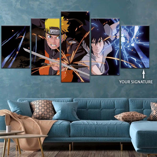 Naruto Wall Art - OP5013 - Naruto Uzumaki - Sasuke Uchiha - Naruto Poster - Naruto Canvas