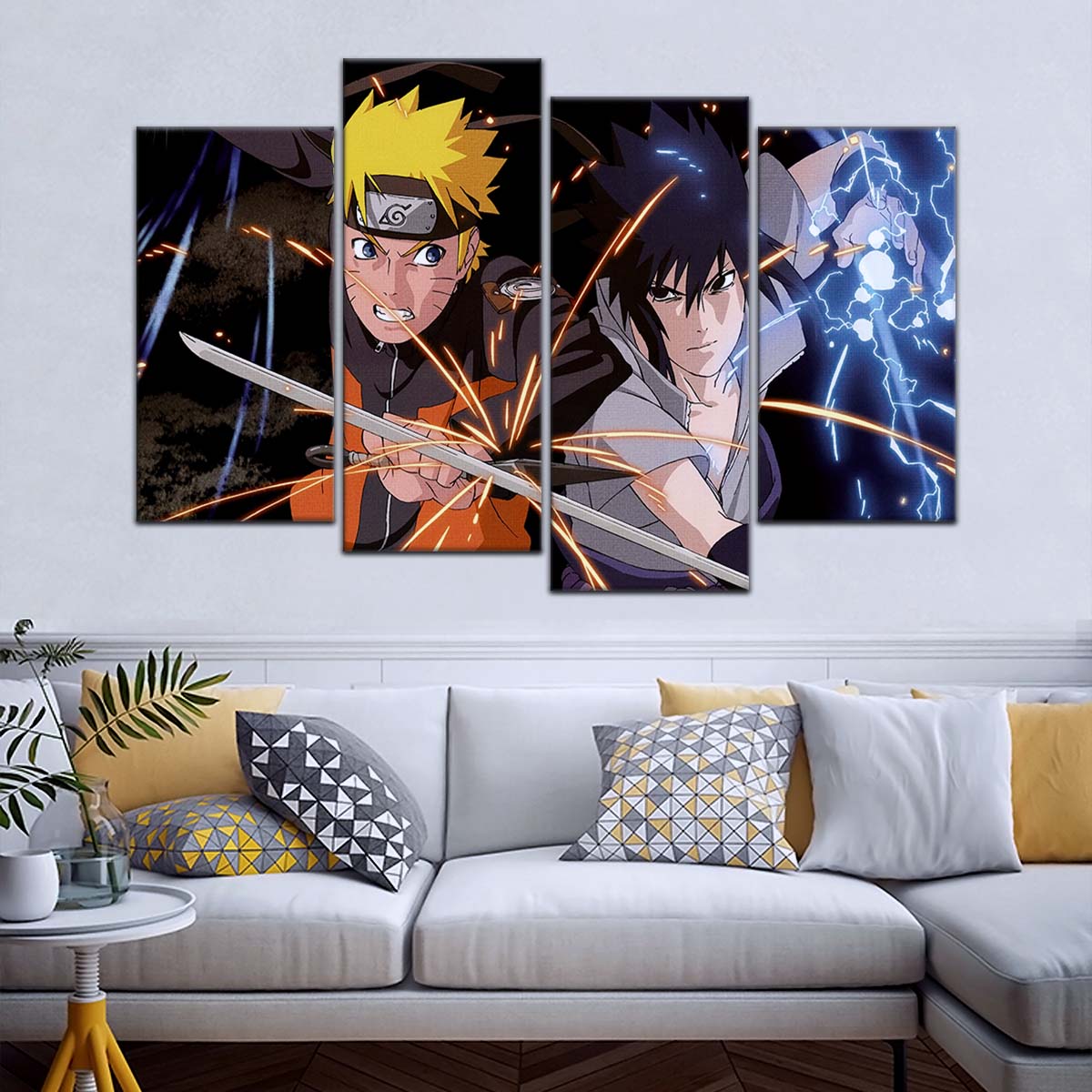 Naruto Wall Art - OP5013 - Naruto Uzumaki - Sasuke Uchiha - Naruto Poster - Naruto Canvas