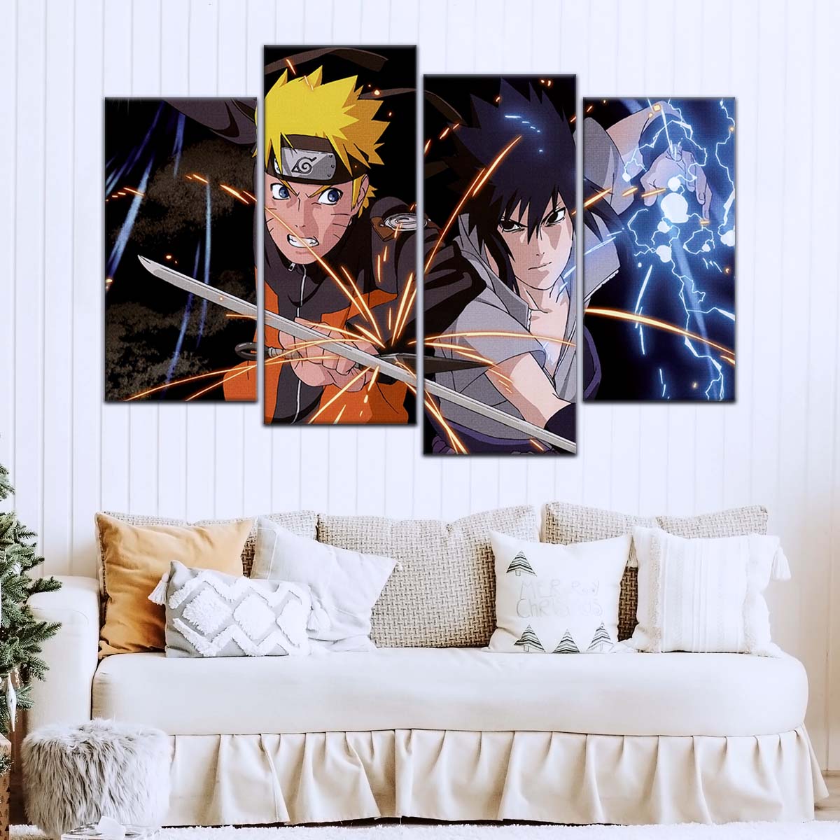 Naruto Wall Art - OP5013 - Naruto Uzumaki - Sasuke Uchiha - Naruto Poster - Naruto Canvas