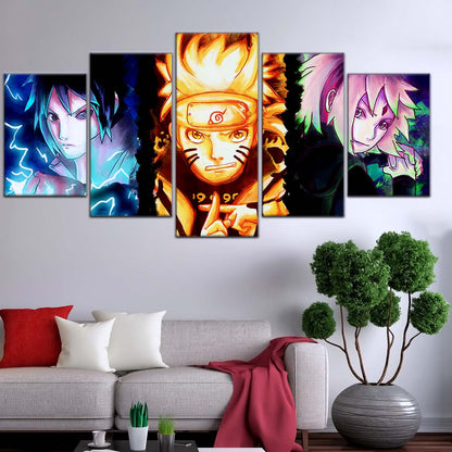 Naruto Wall Art - OP5015 - Sakura Haruno - Naruto Uzumaki - Sasuke Uchiha - Naruto Poster - Naruto Canvas