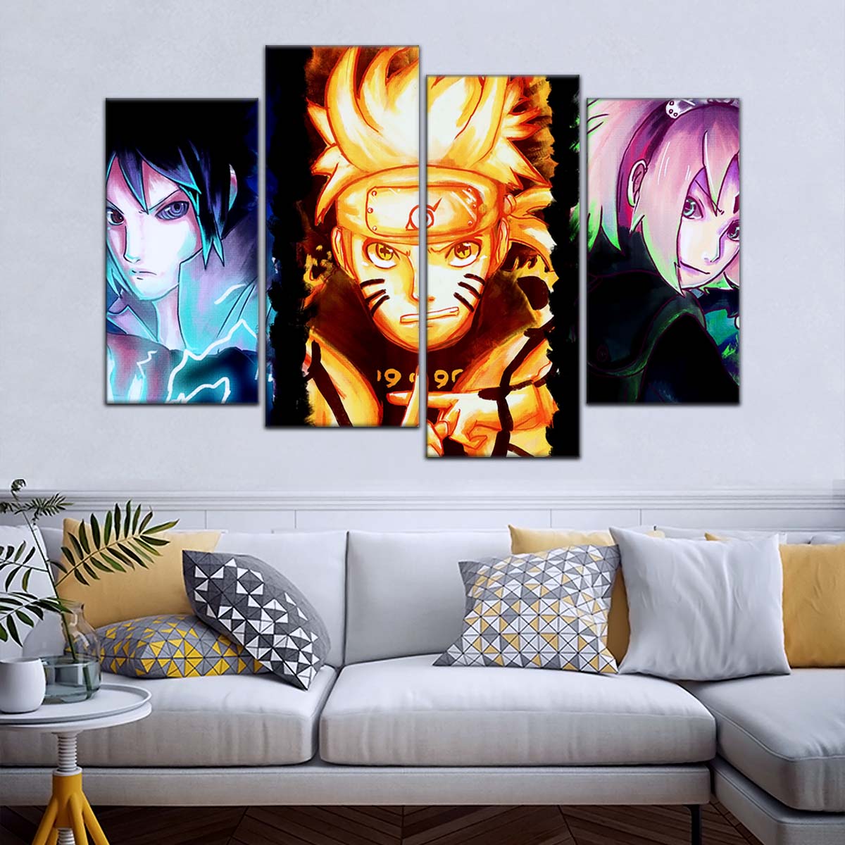 Naruto Wall Art - OP5015 - Sakura Haruno - Naruto Uzumaki - Sasuke Uchiha - Naruto Poster - Naruto Canvas