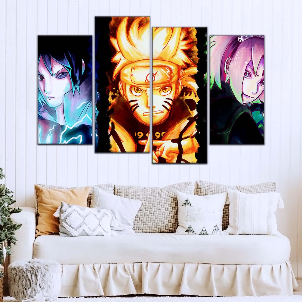 Naruto Wall Art - OP5015 - Sakura Haruno - Naruto Uzumaki - Sasuke Uchiha - Naruto Poster - Naruto Canvas