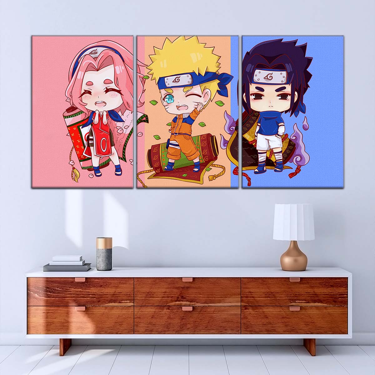 Naruto Wall Art - OP5016 - Sakura Haruno - Naruto Uzumaki - Sasuke Uchiha - Naruto Poster - Naruto Canvas
