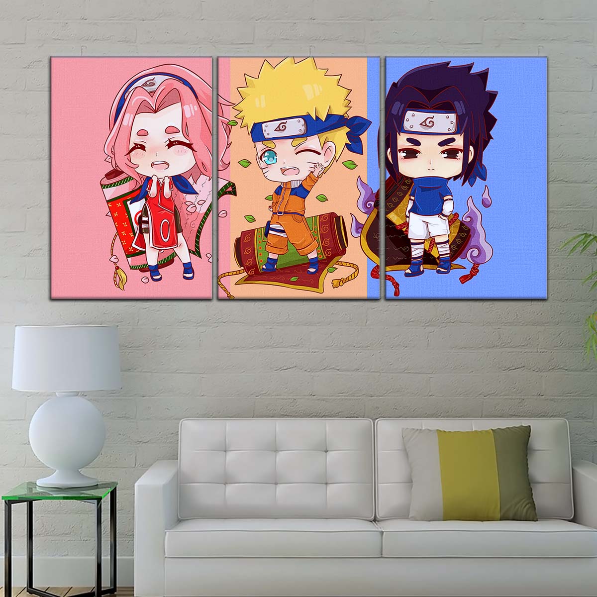 Naruto Wall Art - OP5016 - Sakura Haruno - Naruto Uzumaki - Sasuke Uchiha - Naruto Poster - Naruto Canvas