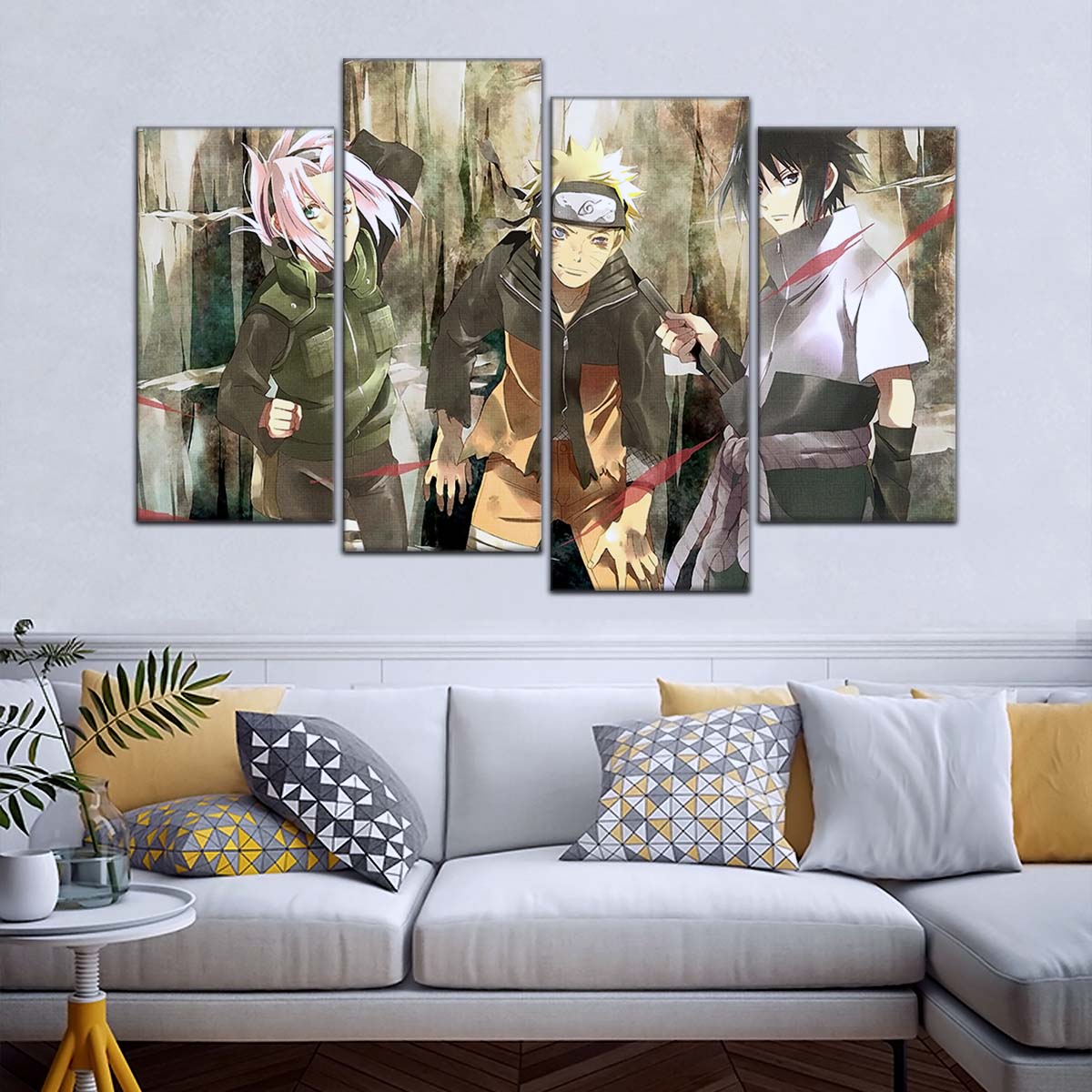 Naruto Wall Art - OP5017 - Sakura Haruno - Naruto Uzumaki - Sasuke Uchiha - Naruto Poster - Naruto Canvas