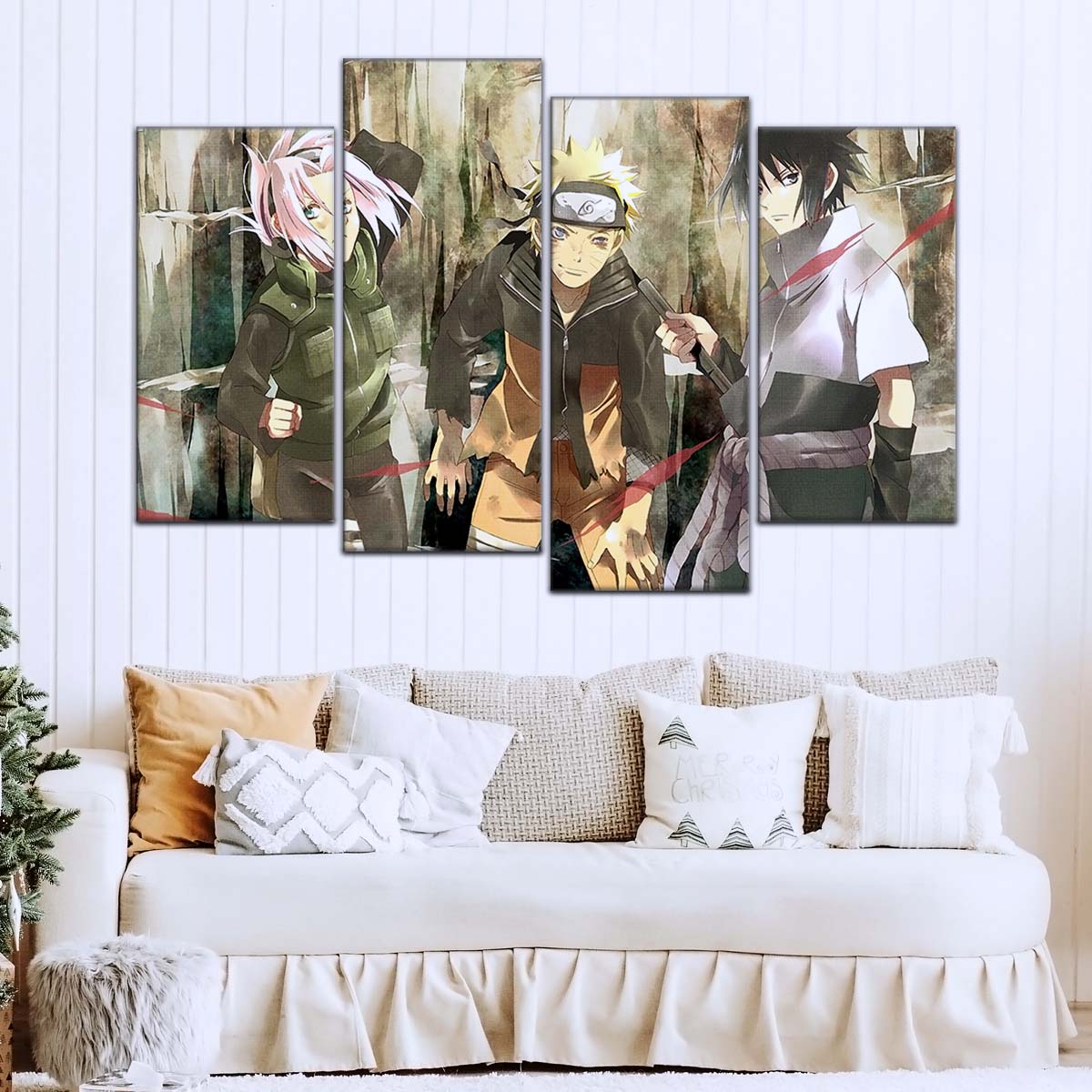 Naruto Wall Art - OP5017 - Sakura Haruno - Naruto Uzumaki - Sasuke Uchiha - Naruto Poster - Naruto Canvas