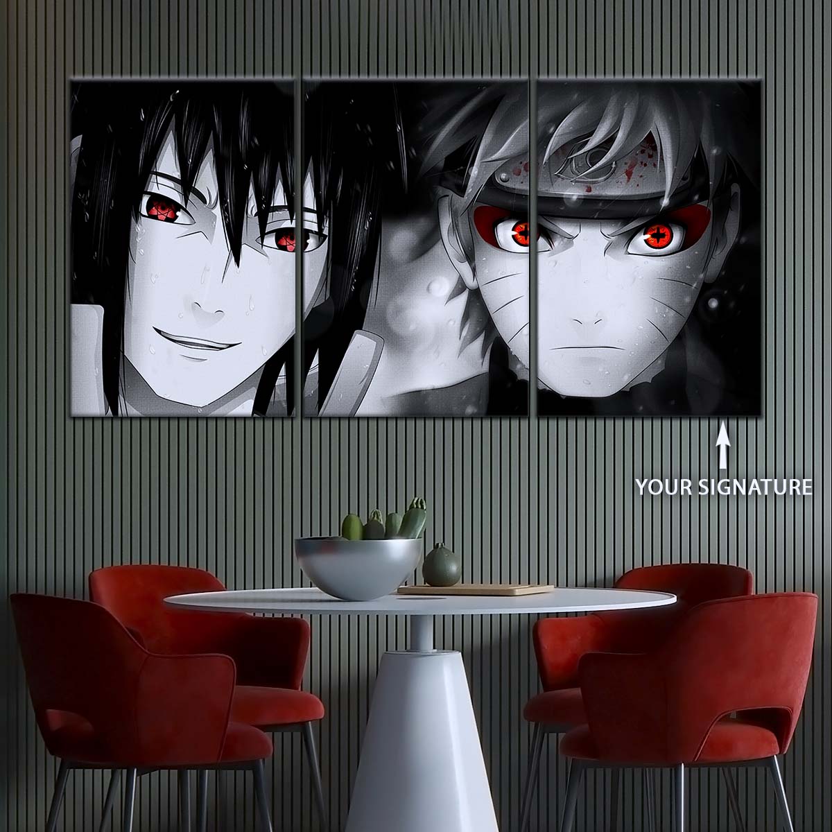 Naruto Wall Art - OP5019 - Naruto Uzumaki - Sasuke Uchiha - Naruto Poster - Naruto Canvas