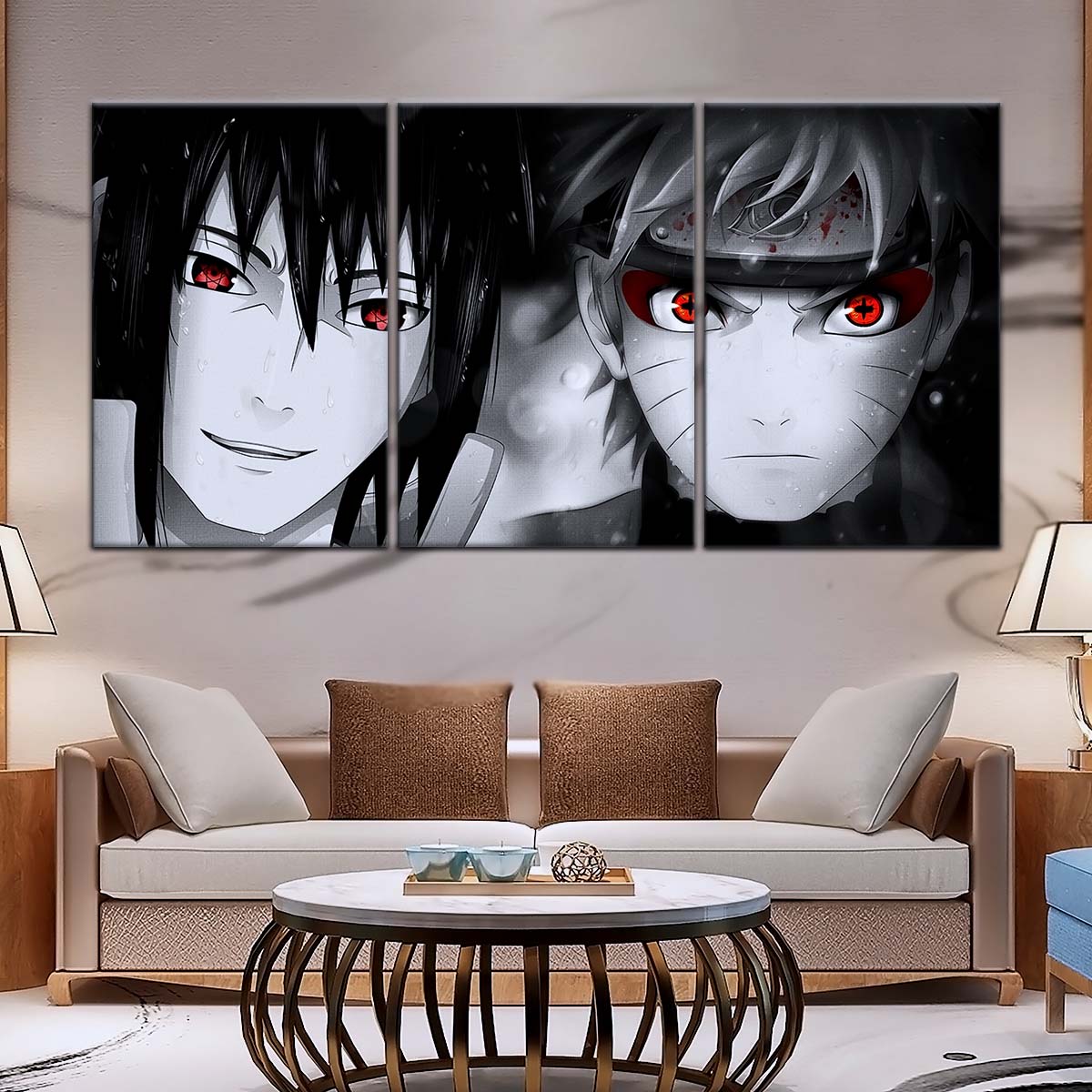 Naruto Wall Art - OP5019 - Naruto Uzumaki - Sasuke Uchiha - Naruto Poster - Naruto Canvas