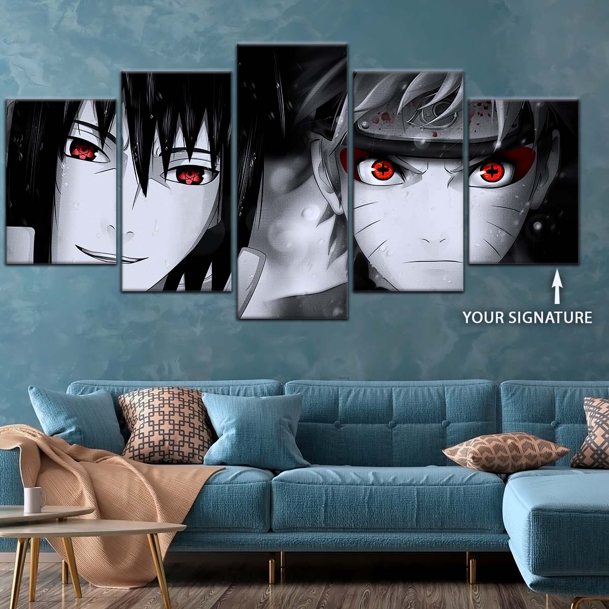 Naruto Wall Art - OP5019 - Naruto Uzumaki - Sasuke Uchiha - Naruto Poster - Naruto Canvas