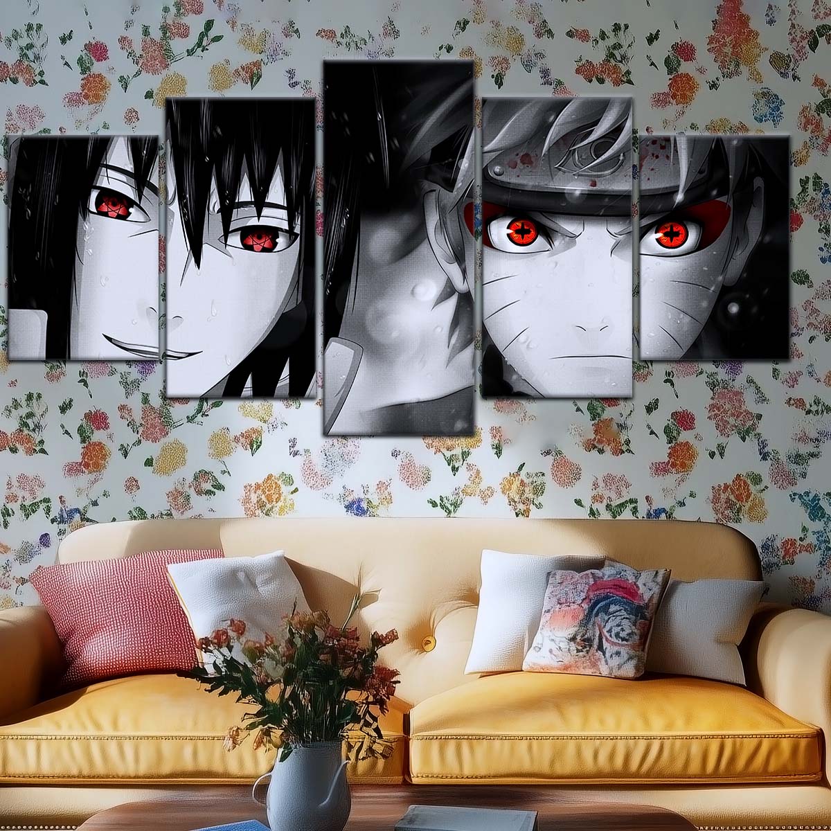 Naruto Wall Art - OP5019 - Naruto Uzumaki - Sasuke Uchiha - Naruto Poster - Naruto Canvas
