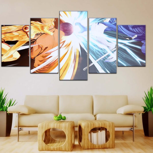 Naruto Wall Art - OP5020 - Naruto Uzumaki - Sasuke Uchiha - Susanoo - Kurama - Naruto Poster - Naruto Canvas