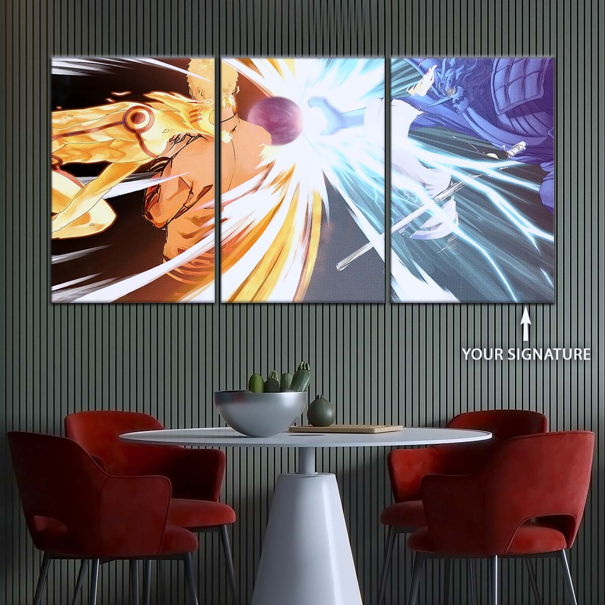 Naruto Wall Art - OP5020 - Naruto Uzumaki - Sasuke Uchiha - Susanoo - Kurama - Naruto Poster - Naruto Canvas