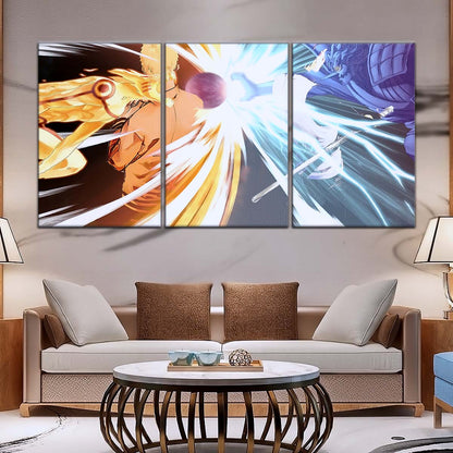 Naruto Wall Art - OP5020 - Naruto Uzumaki - Sasuke Uchiha - Susanoo - Kurama - Naruto Poster - Naruto Canvas