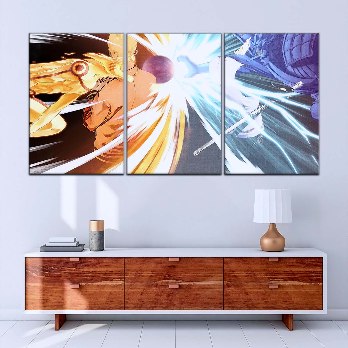 Naruto Wall Art - OP5020 - Naruto Uzumaki - Sasuke Uchiha - Susanoo - Kurama - Naruto Poster - Naruto Canvas